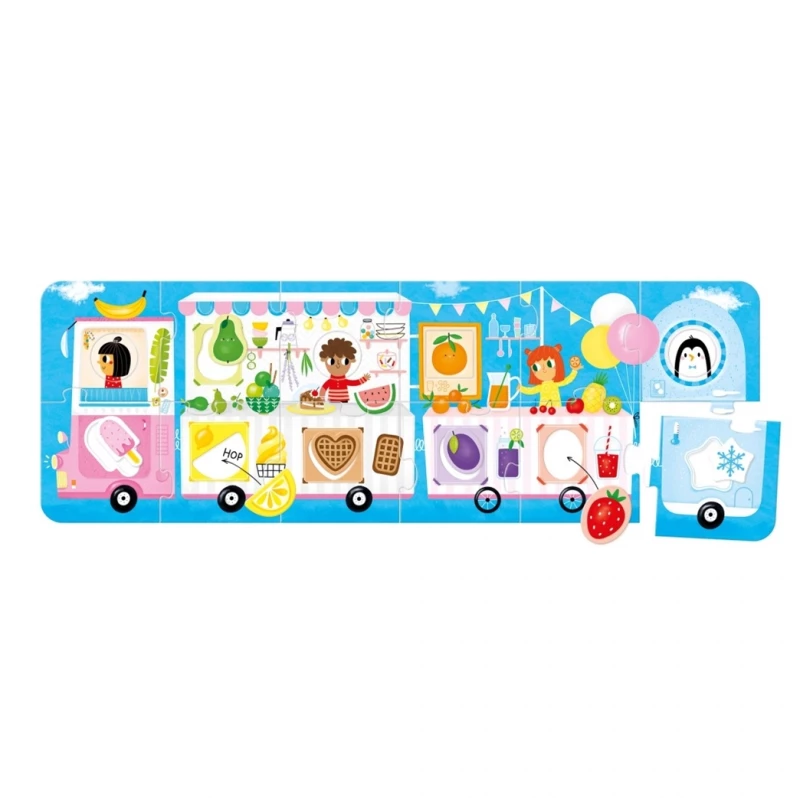 Banana Panda Παζλ Make a Match Food Truck 24m+