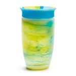 Munchkin Παιδικό Κύπελλο Miracle Sippy Tropical Swirl 12m+ Blue/Yellow 296ml