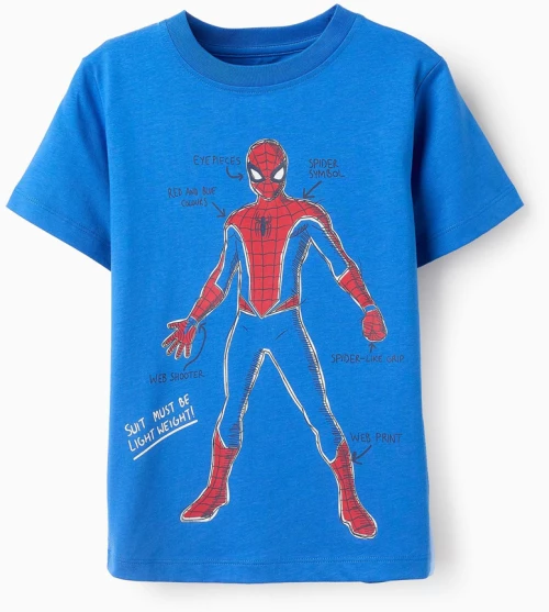 Zippy Μπλούζα Με Spiderman, Μπλε