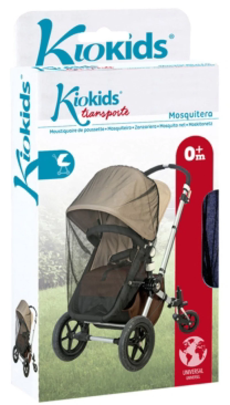 Kiokids Κουνουπιέρα Καροτσιού-Λίκνου Μαύρη