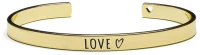 Proud MaMa Βραχιόλι Χειροπέδα Love Gold