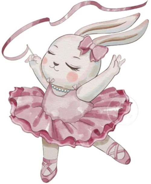 Sipo - Wall Stickers Ballerina Bunny