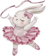 Sipo - Wall Stickers Ballerina Bunny