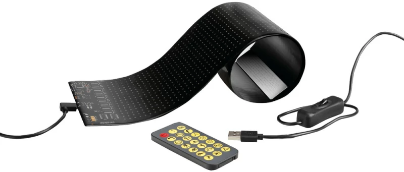 ΠΑΝΕΛ ΕΥΚΑΜΠΤΟ SMART LED PANEL 1024 LED 92x374mm RGB ΜΕ ΚΑΛΩΔΙΟ 450cm ΓΙΑ USB & REMOTE CONTROL LAMPA - 1 ΤΕΜ.