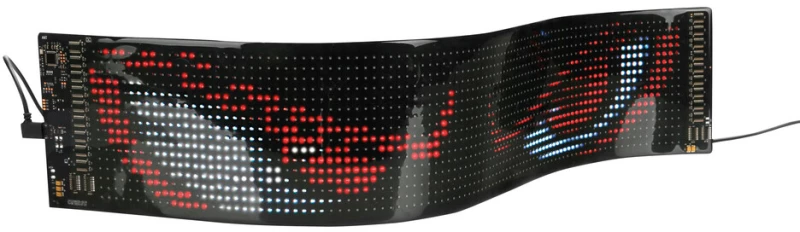 ΠΑΝΕΛ ΕΥΚΑΜΠΤΟ SMART LED PANEL 1024 LED 92x374mm RGB ΜΕ ΚΑΛΩΔΙΟ 450cm ΓΙΑ USB & REMOTE CONTROL LAMPA - 1 ΤΕΜ.