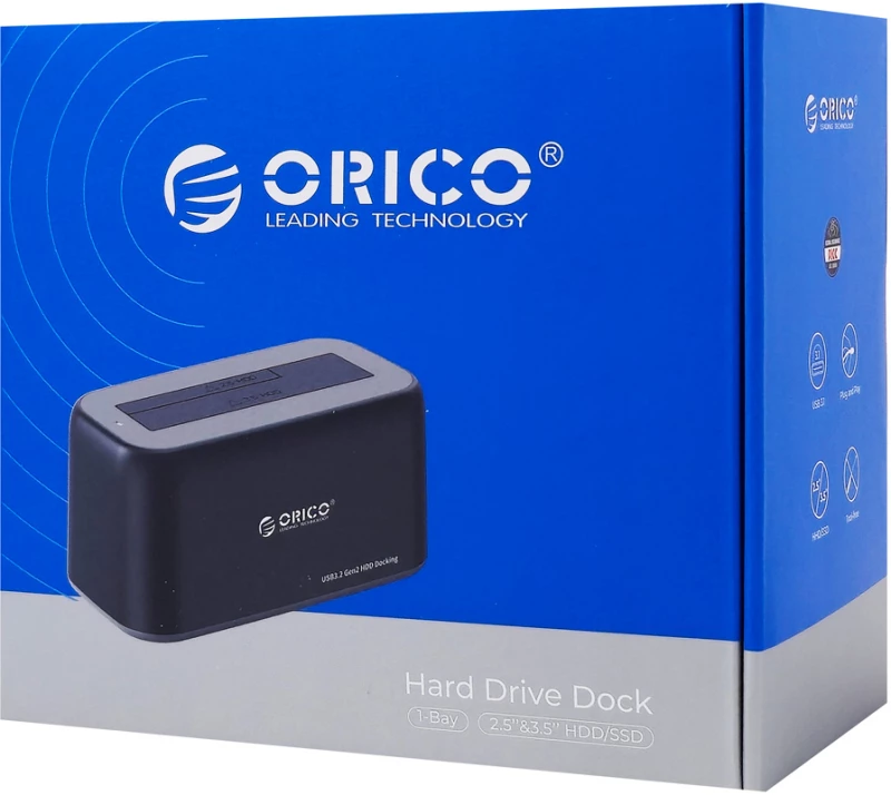 ORICO docking station για 2.5" ή 3.5" SATA HDD/SSD 6819C3-V1, 5Gbps, μαύρο