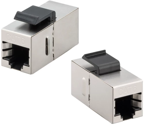 GOOBAY Keystone module RJ45 96100, CAT 6 STP, ασημί