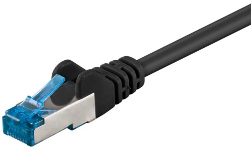 GOOBAY καλώδιο δικτύου 95607, CAT 6A S/FTP, 500MHz, Copper, 1.5m, μαύρο