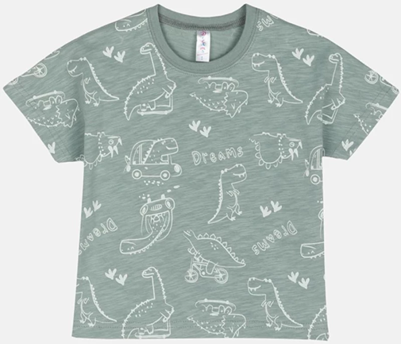 Πυτζάμα αγόρι "Dinosaurs" χακί