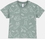 Πυτζάμα αγόρι "Dinosaurs" χακί