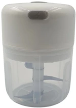 Naxius Μίνι Πολυκόφτης 250ml Επαναφορτιζόμενος NXFCSR-01 Άσπρο Naxius