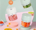 Naxius Μίνι Πολυκόφτης 250ml Επαναφορτιζόμενος NXFCSR-01 Άσπρο Naxius