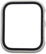 Naxius Case Glass Tempered  Apple Watch S7_S8_S9 41mm White Naxius