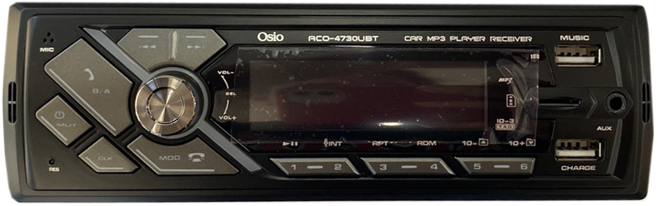Osio RADIO 1 DIN DUAL USB/FM/MSD/MP3/WMA/BLUETOOTH 200W ΜΕ ΕΠΙΛΟΓΗ ΦΩΤΙΣΜΟΥ 7 ΧΡΩΜΑΤΩΝ & ΧΕΙΡΙΣΤΗΡΙΟ OSIO - 1 τεμ. ACO-4730UBT/OSIO