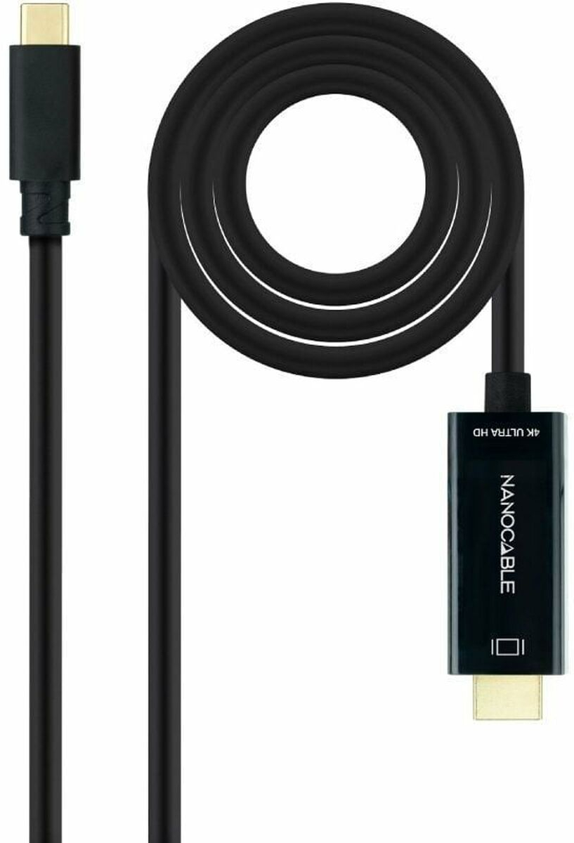 Καλώδιο USB-C σε HDMI NANOCABLE 10.15.5105 5 m Μαύρο