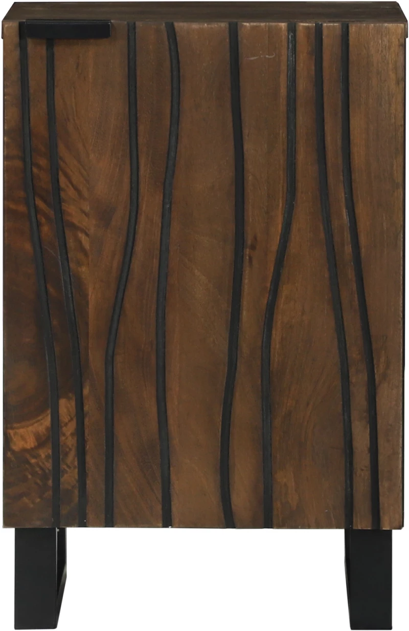 vidaXL Έπιπλο Μπάνιου 38x33.5x58 cm Μασίφ Ξύλο Καρυδιά