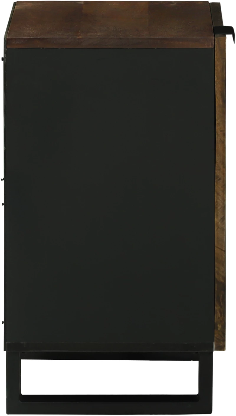vidaXL Έπιπλο Μπάνιου 38x33.5x58 cm Μασίφ Ξύλο Καρυδιά