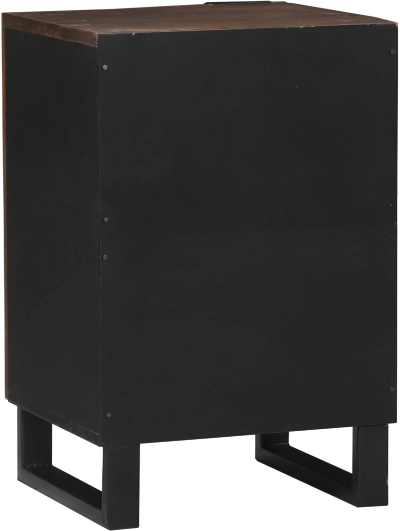 vidaXL Έπιπλο Μπάνιου 38x33.5x58 cm Μασίφ Ξύλο Καρυδιά