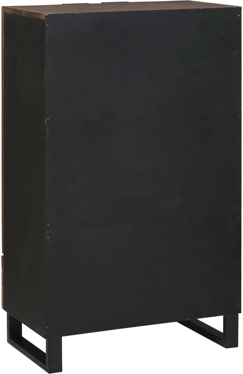 vidaXL Υψηλή Βιβλιοθήκη 60x33.5x100 εκ Μασίφ Ξύλο Καρυδιάς