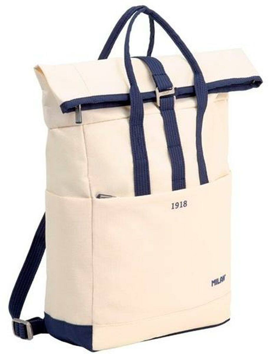 Σακίδιο Πλάτης Casual Milan Serie1918 Μπεζ 10 L 42 x 29 x 11 cm