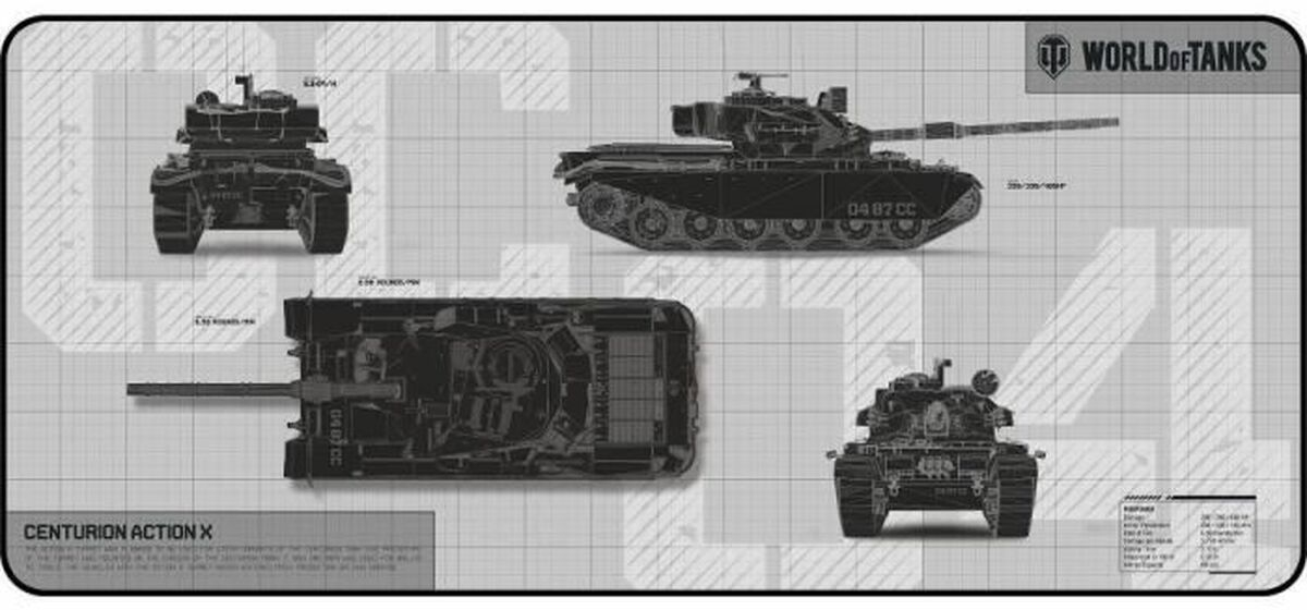 Χαλί ποντικιών Yenkee DEFENDER YPM WT90