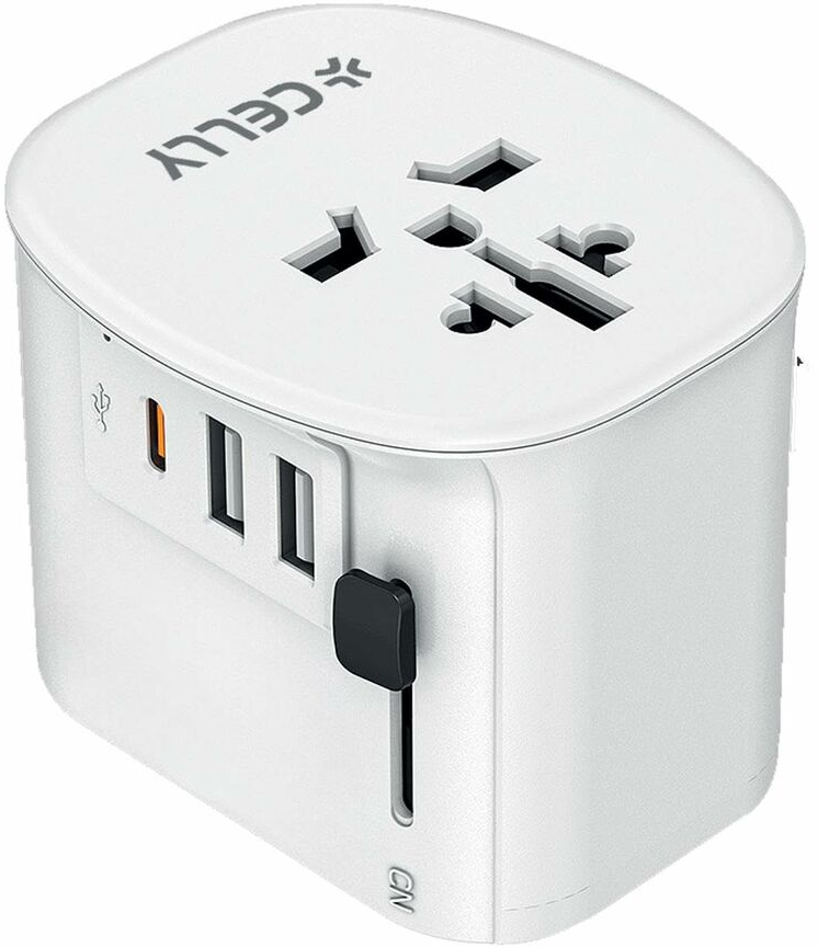 Φορτιστής Τοίχου Celly MULTIPLUG30WWH 30 W