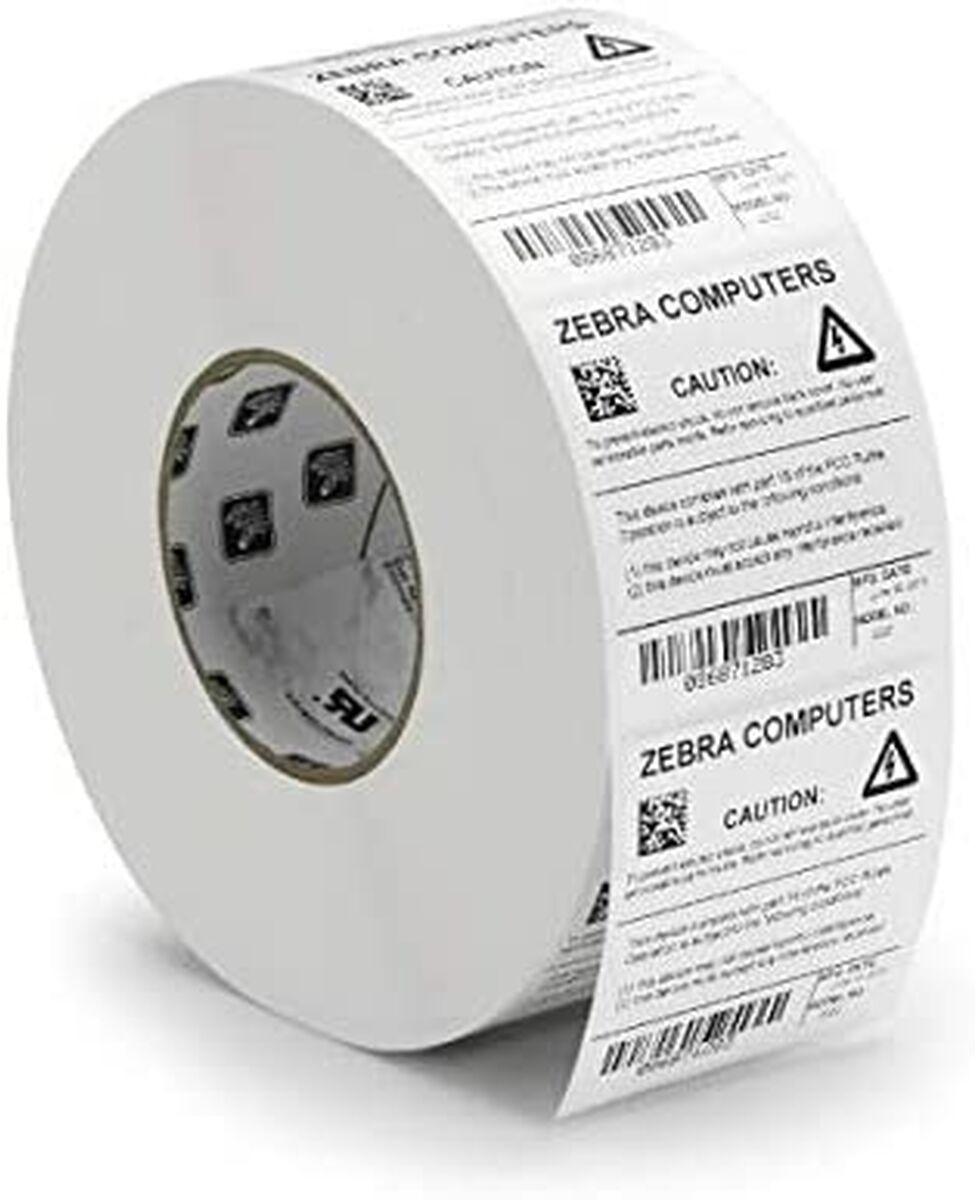 Ετικέτες για Εκτυπωτή Zebra 3012883-T Λευκό Ορθογώνιο 25 Φύλλα (25 Μονάδες)