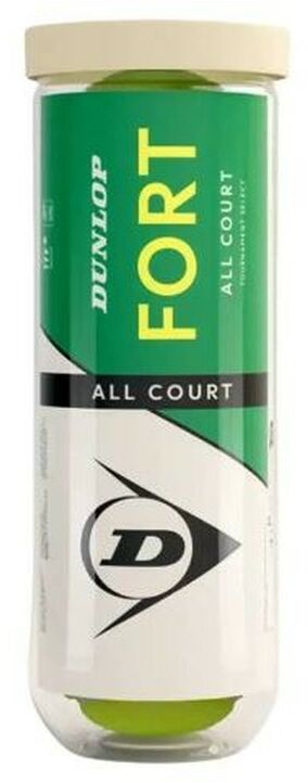 Mπαλακια Tεννις Dunlop D TB FORT ALL COURT TS 3 PET 601605 Κίτρινο