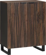 vidaXL Ξύλινη ντουλάπα 60x33.5x75 cm Μασίφ Ξύλο Μάνγκο