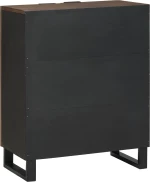 vidaXL Ξύλινη ντουλάπα 60x33.5x75 cm Μασίφ Ξύλο Μάνγκο