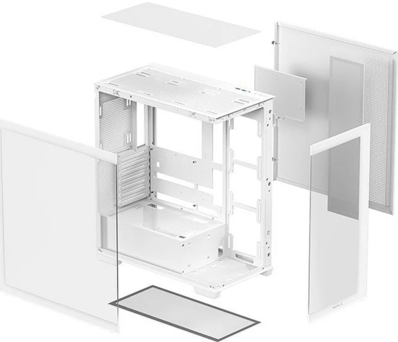 Κουτί Μέσος Πύργος ATX DEEPCOOL R-CG580-WHNDA0-G-1