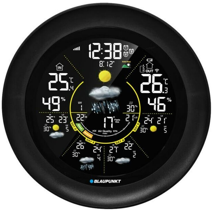 Πολυλειτουργικό Μετεωρολογικό Σταθμό Blaupunkt WS65BK APP