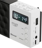 Ραδιόφωνο Adler pll fm ad 1908 Μαύρο Λευκό