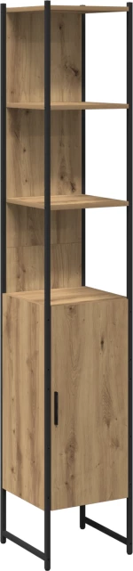 vidaXL Ντουλάπα Μπάνιου Άρτεσιν Όκ 33x33x185.5 cm Επεξεργασμένο Ξύλο