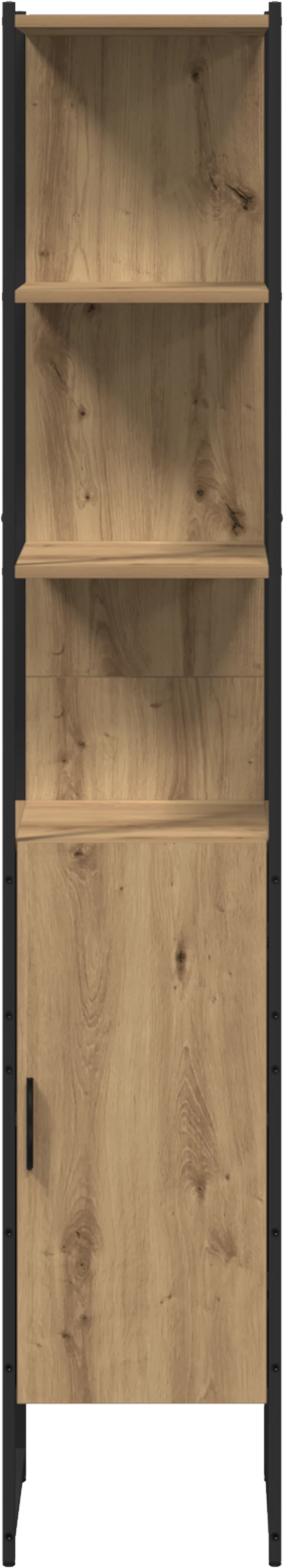 vidaXL Ντουλάπα Μπάνιου Άρτεσιν Όκ 33x33x185.5 cm Επεξεργασμένο Ξύλο