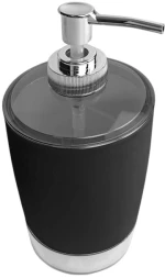 507048 ΘΗΚΗ ΚΡΕΜΟΣΑΠΟΥΝΟΥ DISPENSER ΠΛΑΣΤΙΚΗ - BLACK - 21799