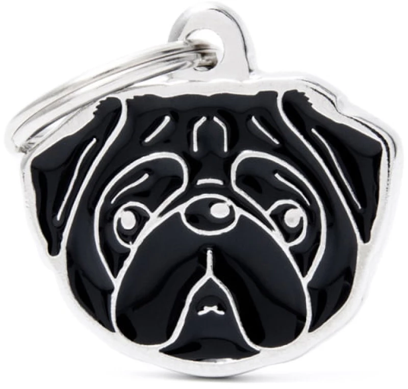 Ταυτότητα Σκύλου My Family Pug Black