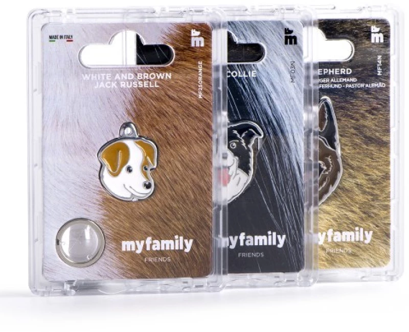 Ταυτότητα Σκύλου My Family Pug Black