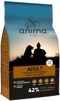 Anima Adult Chicken & Turkey 14kg