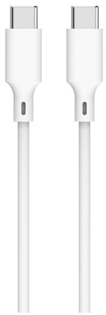 Καλώδιο 60W USB-C σε Type-C Φόρτισης - Data 1m Λευκό Well CABLE-USBC/USBC-1WE06-WL