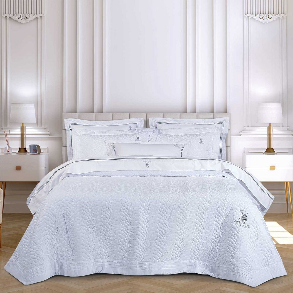 Κουβερλί 2351 White Greenwich Polo Club King Size 240x250cm Microfiber