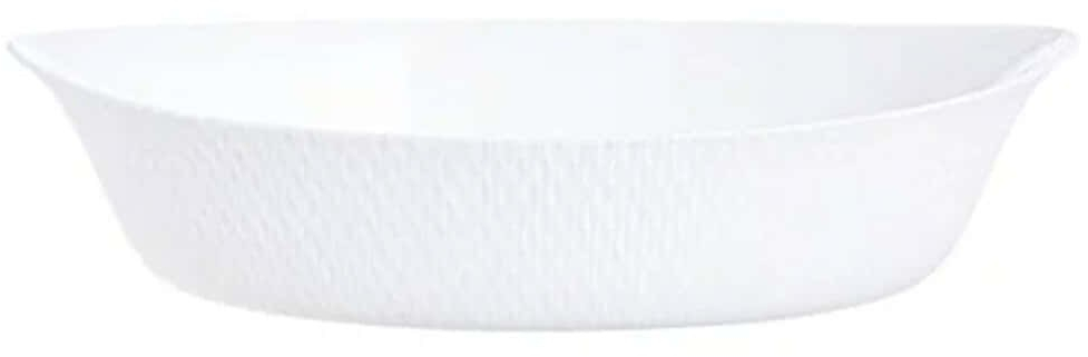 Πυρίμαχο Σκεύος Smart Cuisine Wavy Q8203 32x20cm White Luminarc Οπαλίνα
