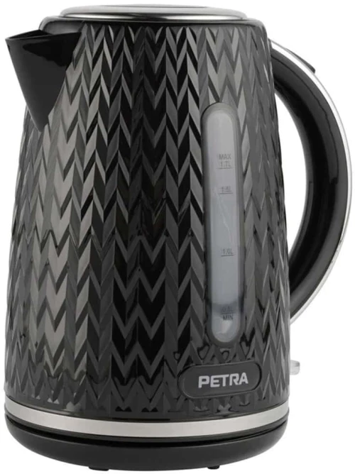 Βραστήρας Chevron PT3864BLKVDEEU10 1,7lt 2200W Black Petra