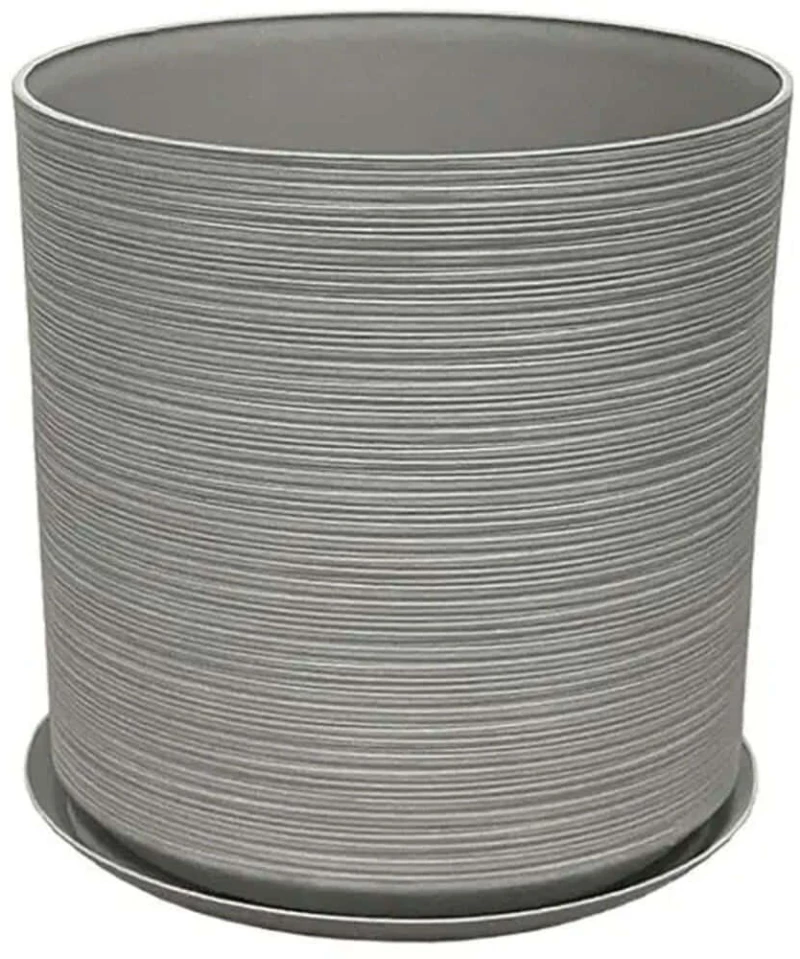 Κασπώ Stone 06-10005-L Φ43x43,5cm Grey Marhome Πολυρεσίνη