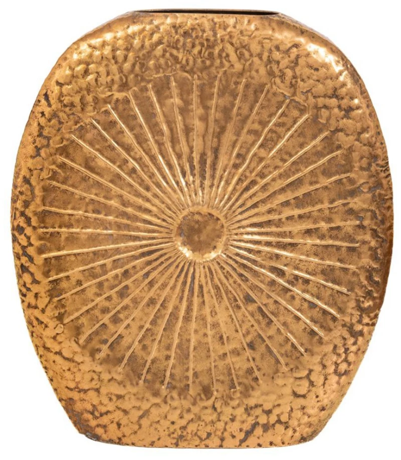 Βάζο Μεταλλικό 88936 54x17x61,5cm Gold Μέταλλο