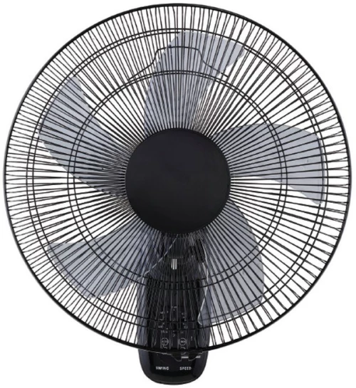 Ανεμιστήρας Επιτοίχιος FANWFPB20R Με Χρονοδιακόπτη Και Τηλεχειριστήριο D45cm AC 50W Black Aca