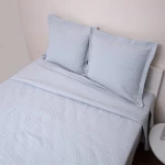Κουβέρτα Polycotton Δήλος Grey Viopros  Semi-double 170x260cm Βαμβάκι-Πολυέστερ
