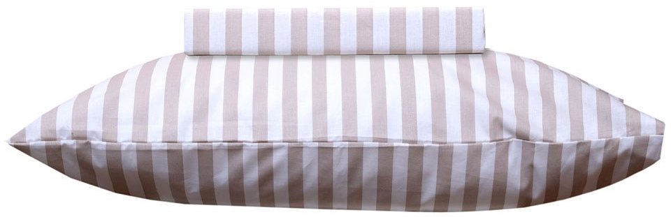 Σεντόνια 953 (Σετ 3τμχ) Beige Viopros Single 160x270cm 100% Βαμβάκι