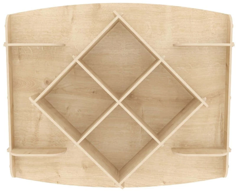 Ραφιέρα Τοίχου Ato 875ZNA4640 81,6x15x61,8cm Oak