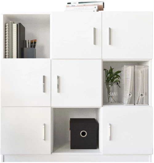 Βιβλιοθήκη Vo 956LCS1519 119,9x37,6x121,8cm White